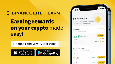Binance Earn on Binance Lite: Get More Crypto Easily