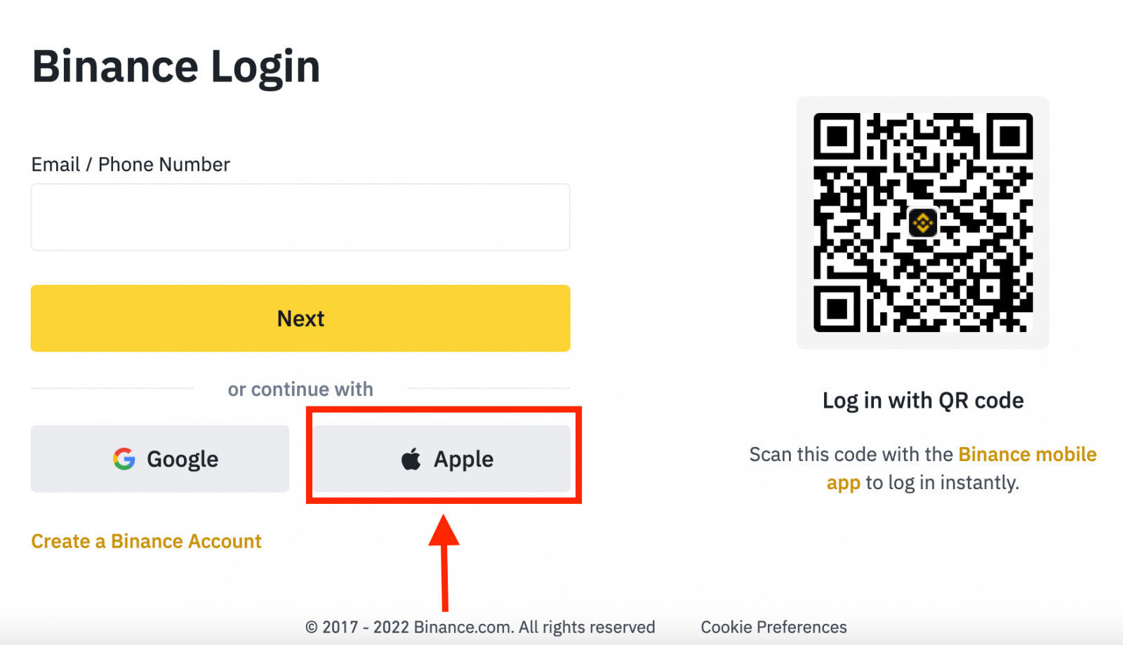 How to Login and Verify Account in Binance