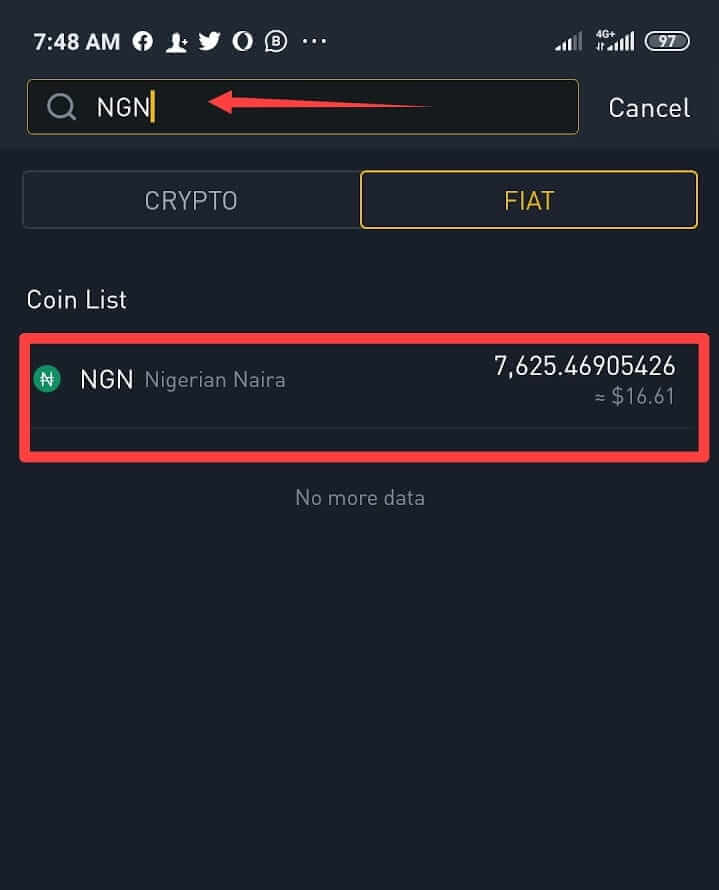 通過Web和移動應用將奈拉(NGN)存入Binance 通過Web和移動應用將奈拉(NGN)存入Binance