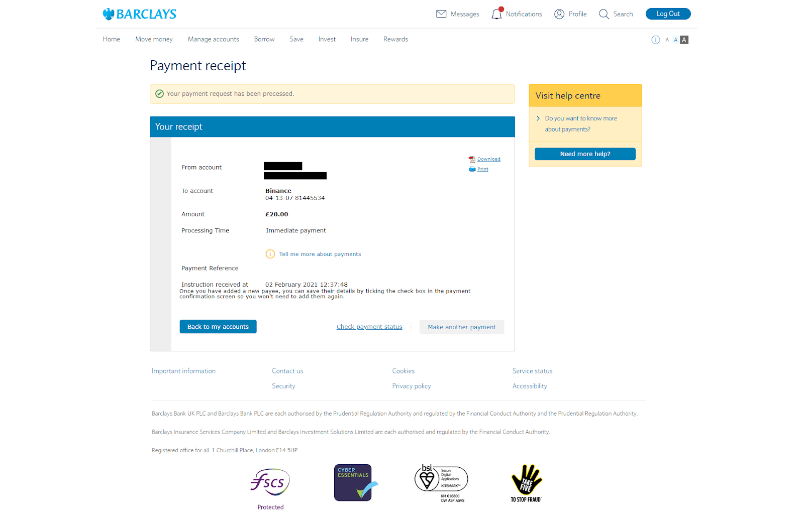 Deposit Bank Transfer with UK Bank on Binance Deposit Bank Transfer with UK Bank on Binance