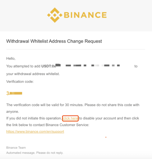 Guide to Using the Withdrawal Address Whitelist Function on Binance