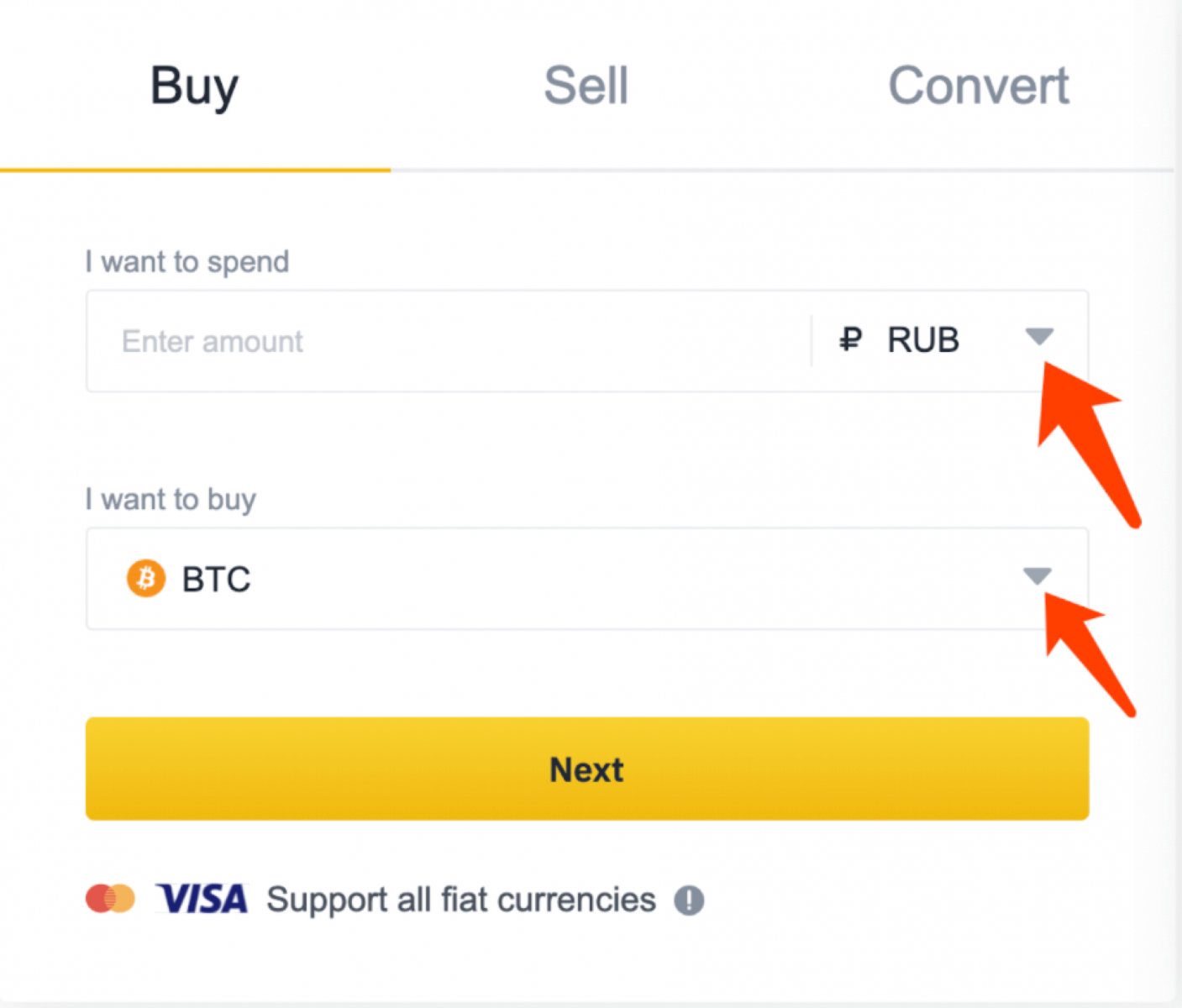 How to Buy and Sell Crypto on Binance with RUB