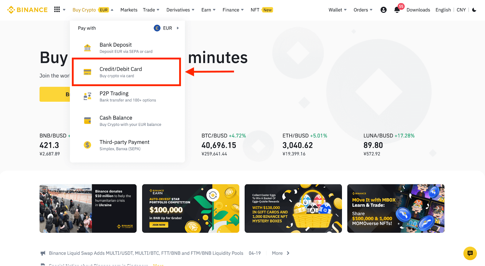 How to Sign Up and Deposit to Binance