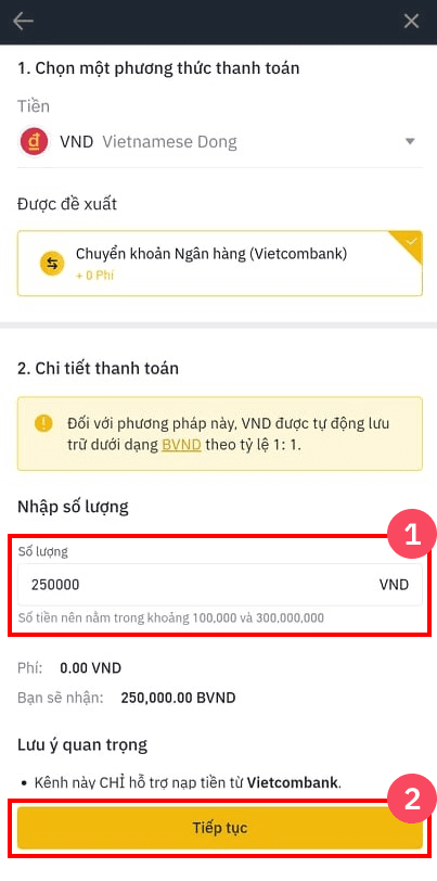 Como depositar e retirar o VND na Binance Como depositar e retirar o VND na Binance