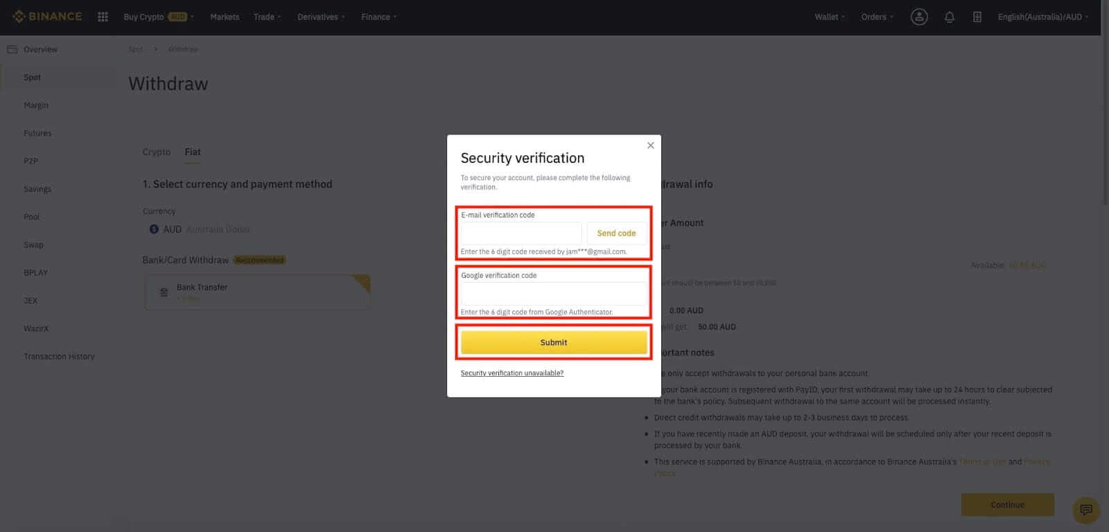How to Deposit/Withdraw AUD Using PayID/OSKO on Binance via Web and Mobile App How to Deposit/Withdraw AUD Using PayID/OSKO on Binance via Web and Mobile App