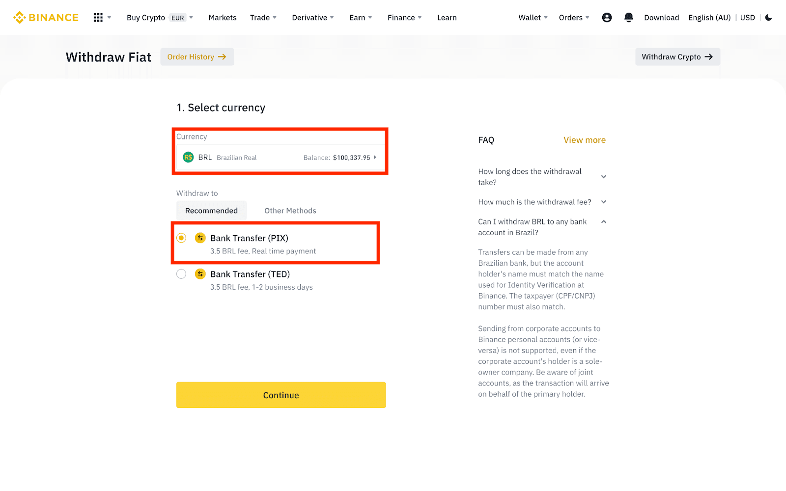 Kako položiti/povući brazilsku stvarnost (BRL) na binance Kako položiti/povući brazilsku stvarnost (BRL) na binance