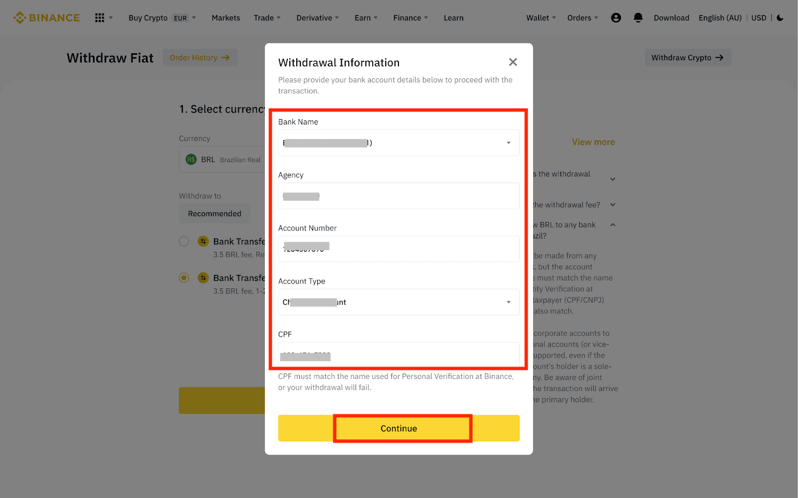 Kako položiti/povući brazilsku stvarnost (BRL) na binance Kako položiti/povući brazilsku stvarnost (BRL) na binance