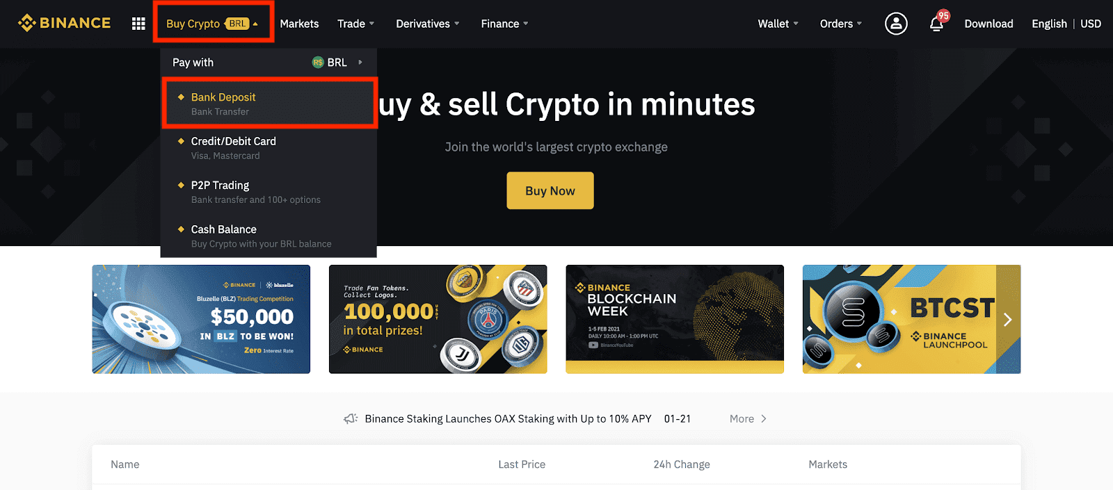 Kako položiti/povući brazilsku stvarnost (BRL) na binance Kako položiti/povući brazilsku stvarnost (BRL) na binance
