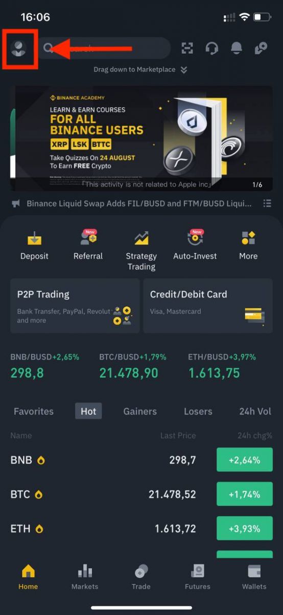 Kuidas Binance -sse sisse logida Kuidas Binance -sse sisse logida