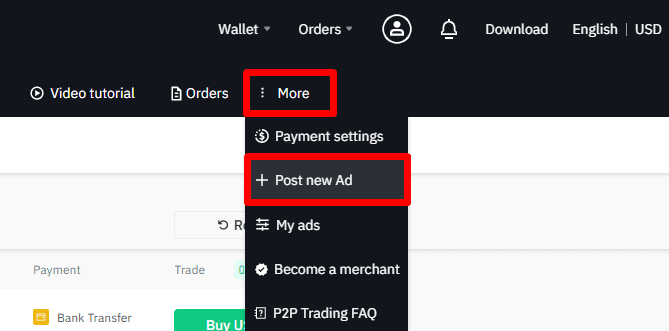 Sådan poster du P2P -handelsannoncer om Binance Sådan poster du P2P -handelsannoncer om Binance