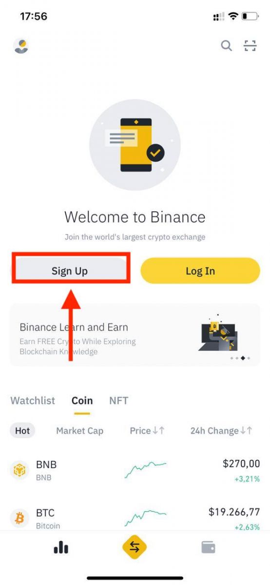 Binance میں اکاؤنٹ کو رجسٹر اور تصدیق کرنے کا طریقہ Binance میں اکاؤنٹ کو رجسٹر اور تصدیق کرنے کا طریقہ