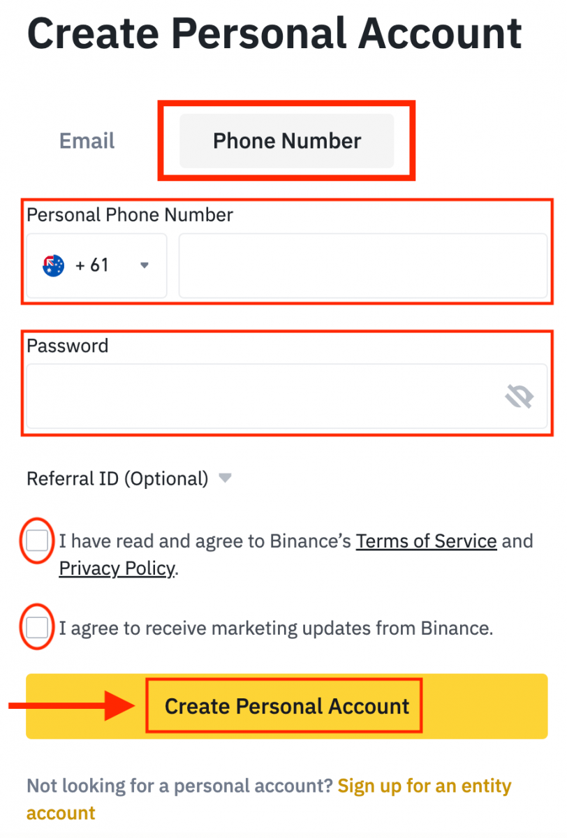 Binance میں اکاؤنٹ کو رجسٹر اور تصدیق کرنے کا طریقہ Binance میں اکاؤنٹ کو رجسٹر اور تصدیق کرنے کا طریقہ