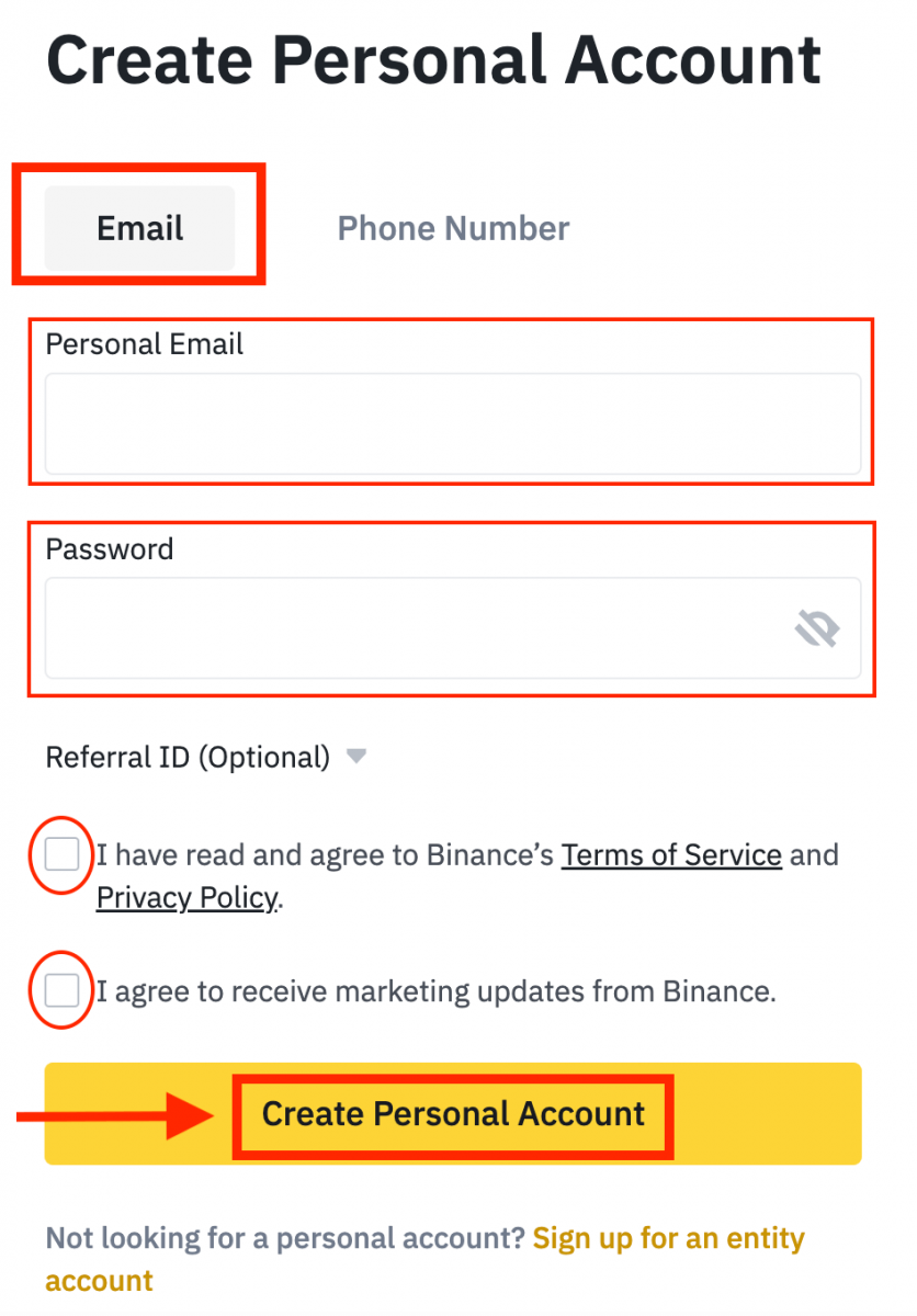 Binance میں اکاؤنٹ کو رجسٹر اور تصدیق کرنے کا طریقہ Binance میں اکاؤنٹ کو رجسٹر اور تصدیق کرنے کا طریقہ