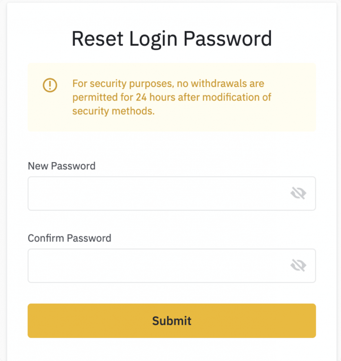 Kif Irrisettja l-Password Binance Kif Irrisettja l-Password Binance