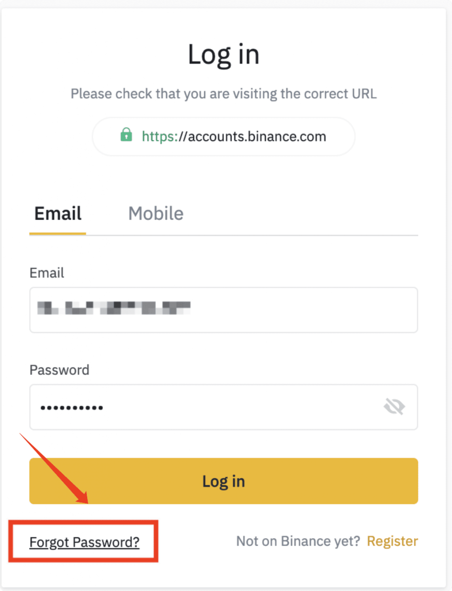 Kif Irrisettja l-Password Binance Kif Irrisettja l-Password Binance