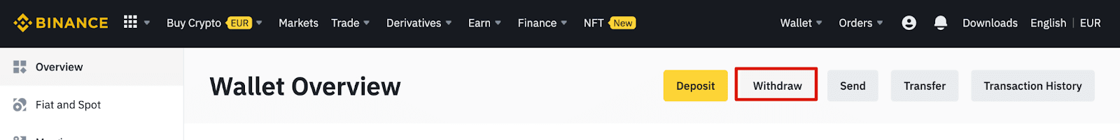Momwe Mungatulutsire ndi Kupanga Deposit mu Binance Momwe Mungatulutsire ndi Kupanga Deposit mu Binance
