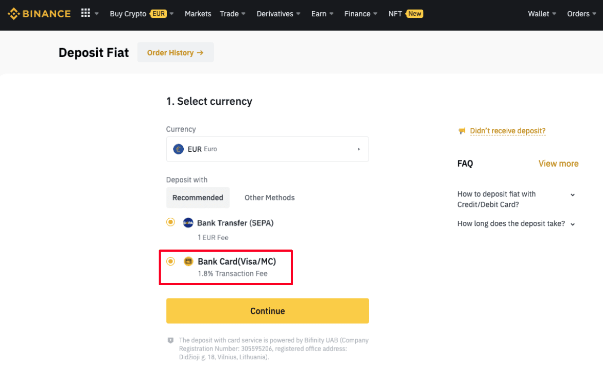 Momwe Mungatulutsire ndi Kupanga Deposit mu Binance Momwe Mungatulutsire ndi Kupanga Deposit mu Binance