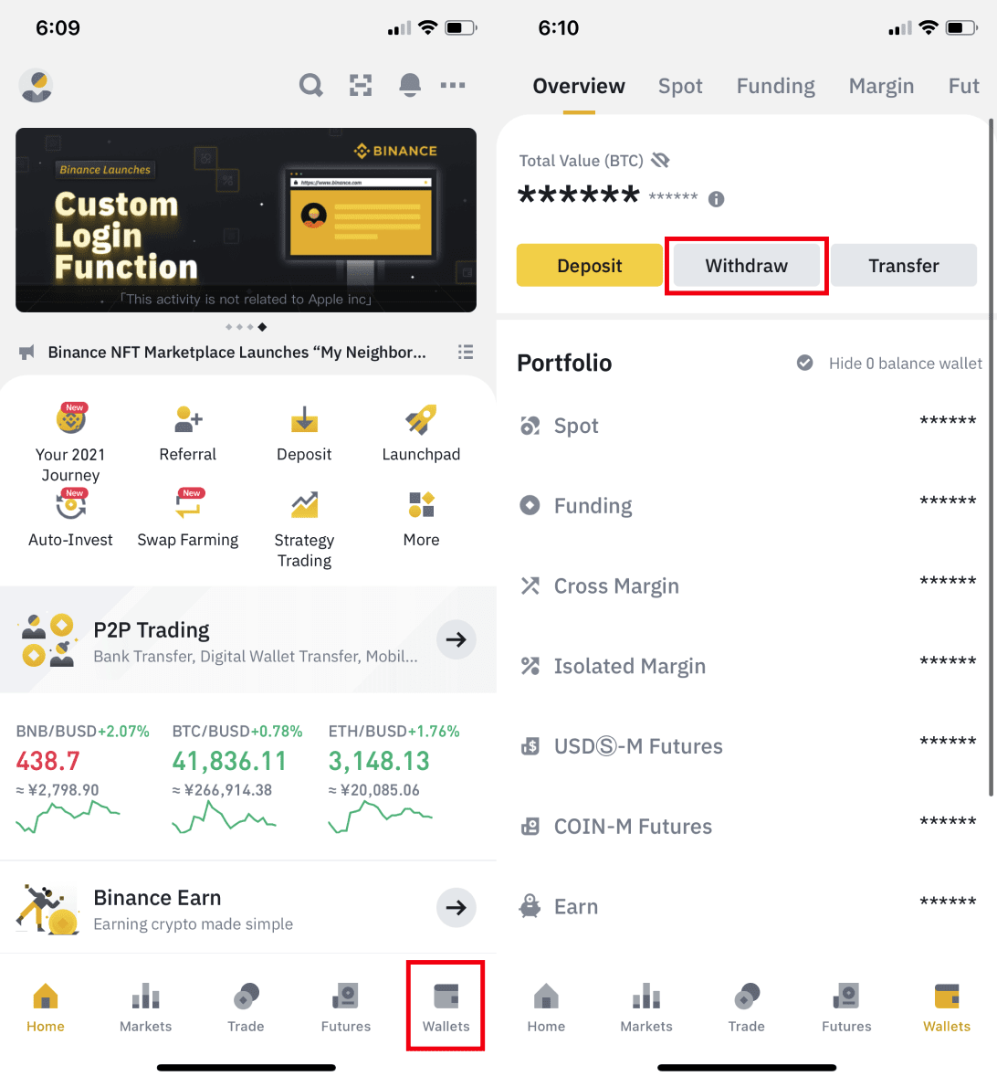 Momwe Mungatulutsire ndi Kupanga Deposit mu Binance Momwe Mungatulutsire ndi Kupanga Deposit mu Binance