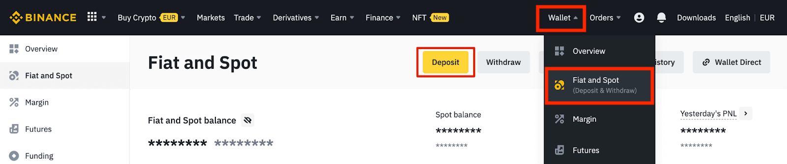 Momwe Mungatulutsire ndi Kupanga Deposit mu Binance Momwe Mungatulutsire ndi Kupanga Deposit mu Binance