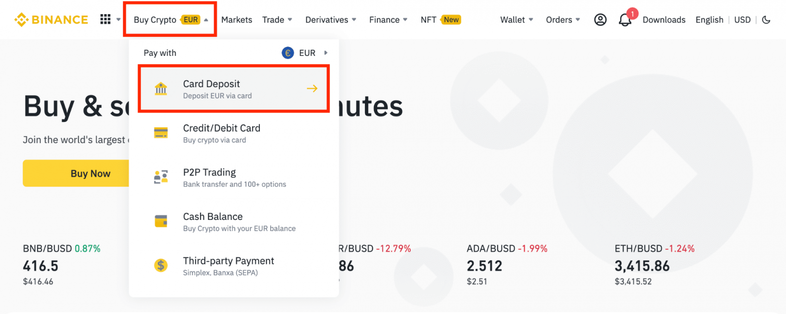 Momwe Mungatulutsire ndi Kupanga Deposit mu Binance Momwe Mungatulutsire ndi Kupanga Deposit mu Binance