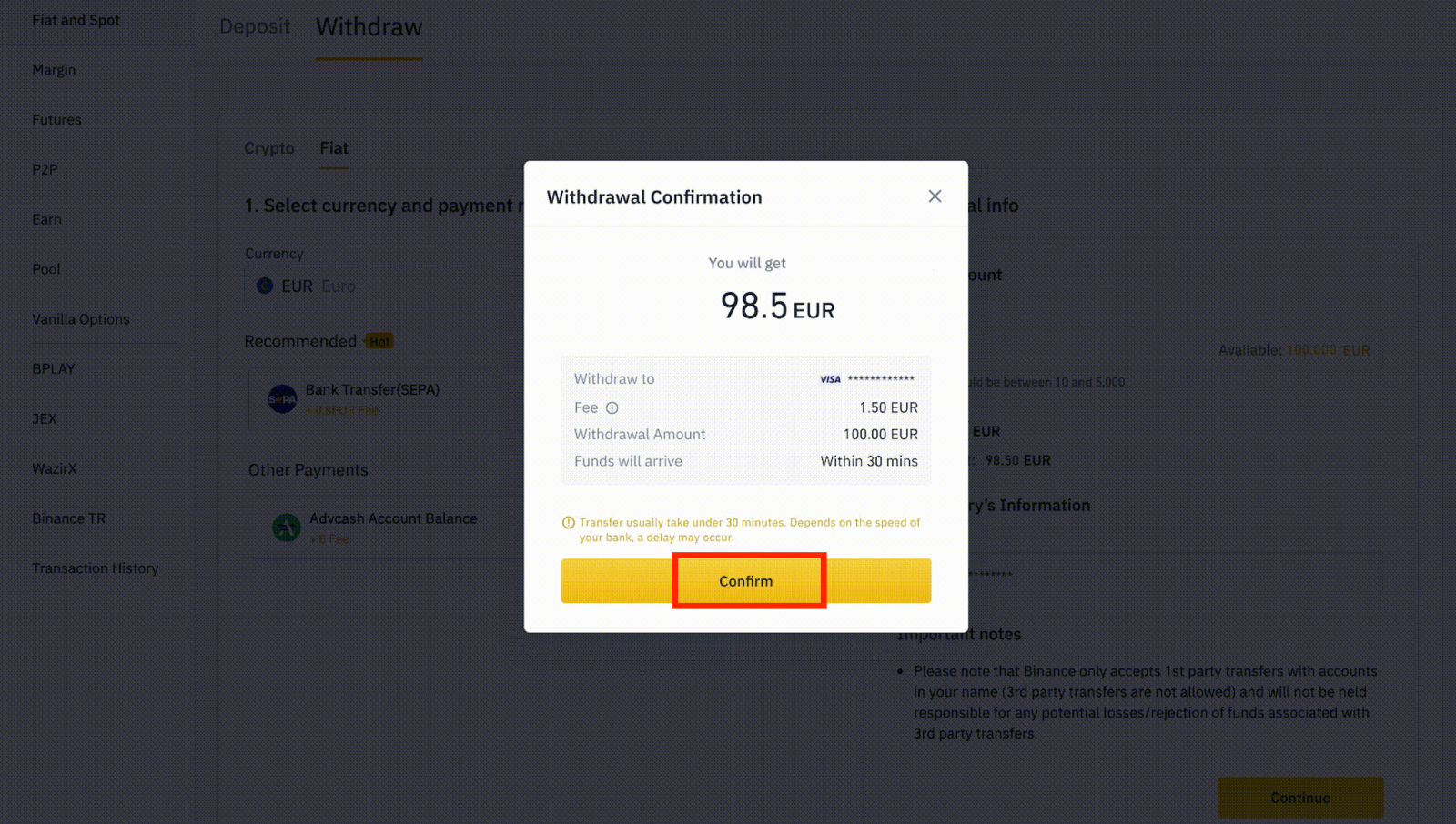 How to Withdraw Money on Binance from Fiat Wallets to Credit/Debit Cards How to Withdraw Money on Binance from Fiat Wallets to Credit/Debit Cards