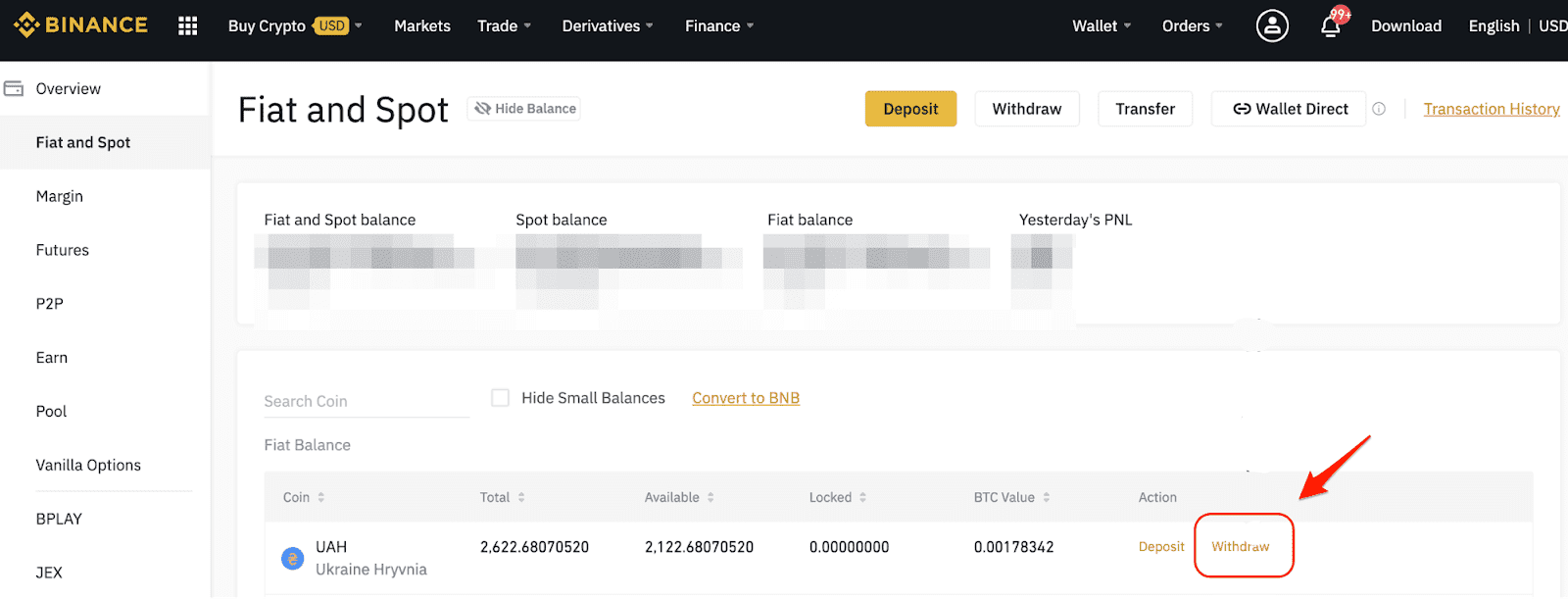 How to Withdraw UAH from Binance to GEO Pay Wallet How to Withdraw UAH from Binance to GEO Pay Wallet